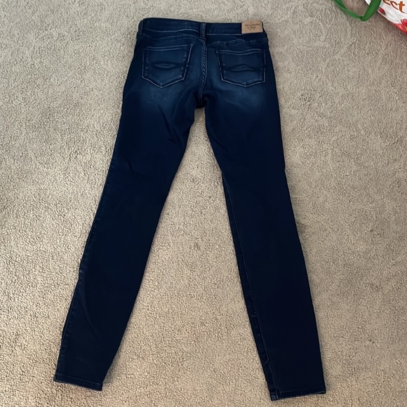 Abercrombie Dark Wash Jeans 2R W26 L29 - Picture 4 of 5